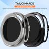 Privacy PC Screen Protector Case for Samsung Galaxy Watch 8 Classic 46mm Tempered Glass Cover Shell for Galaxy Watch 8 Classic