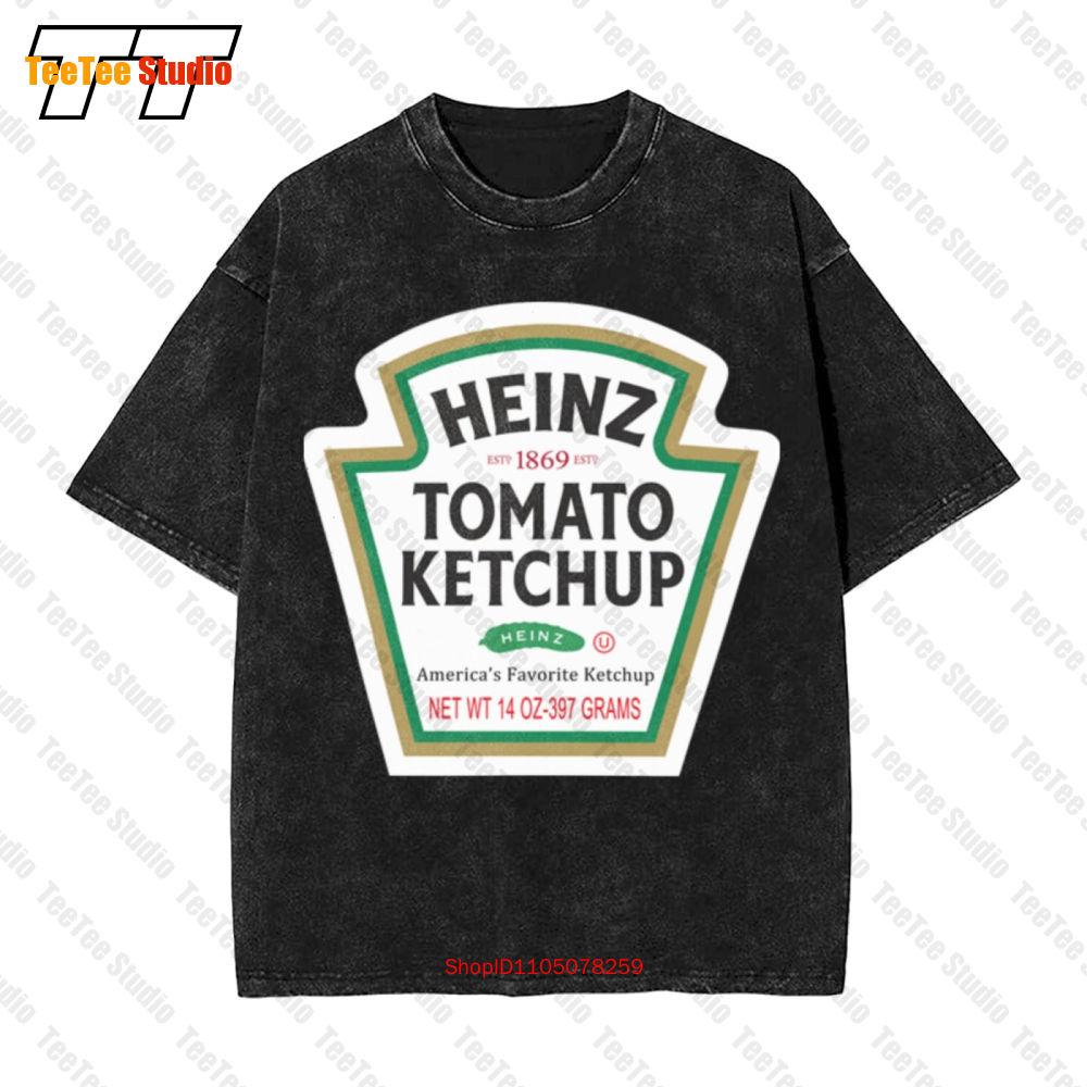 Heinz Americas Favorite Ketchup Graphic S S Vintage Oversized TShirt OVFP S