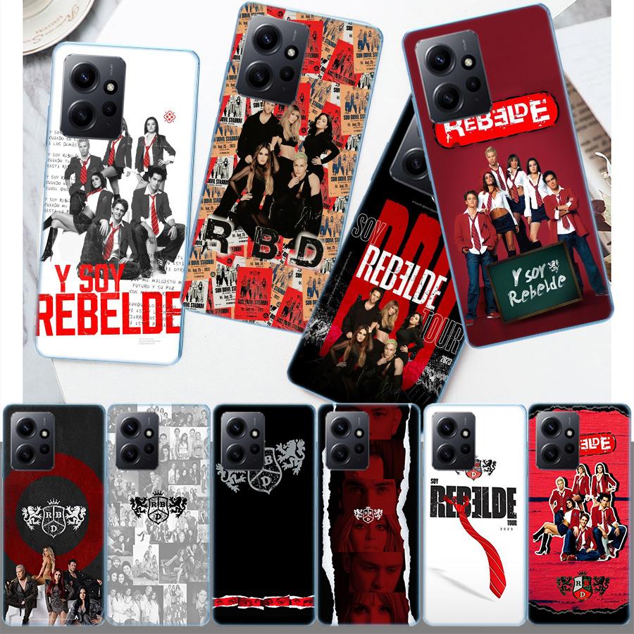 F-Fashion RBD R-Rebelde Cover Case For Xiaomi Redmi Note 12S 12 11 Pro Plus 11T 11S 10 5G 10S 9 9T 9S 8 8T 7 5 Pro TPU Phone Cle