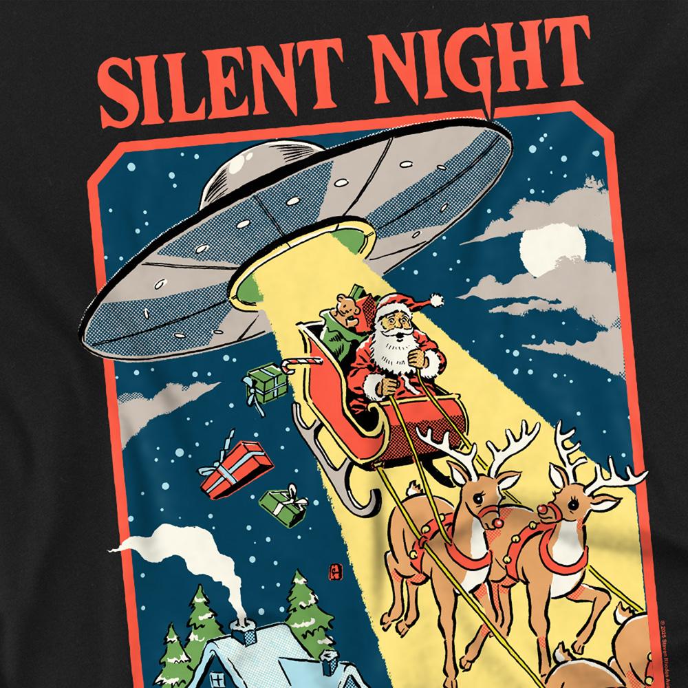 Steven Rhodes Unisex Adult Silent Night Long-Sleeved T-Shirt