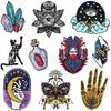 Demon'S Eye Embroidery Cloth Sticker Wizard Computer Embroidery Label Decorative Patch Sticker Crystal Stone Ironing Chapter Embroidery Sticker