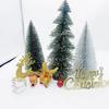 Mini Pine Needle Christmas Tree Ornament for Desktop Decoration