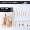 Nylon Bristle Art Brush with Wood Handle for Oil Painting