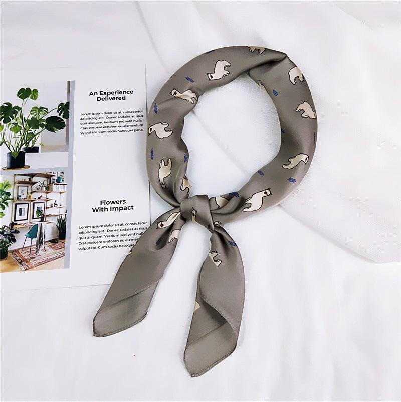 Fashion Paisley Print Kerchief Women Hair Scarf Silk Headband Bandana Head Scarves Female 70*70cm Square Hijab Scarfs For Ladies