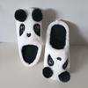 Söta Panda Plyschtofflor, Varma och Halkfria Inomhus Tecknade Bomullsskor för Höst och Vinter Hem