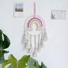 Dormitory Wall Window Handwoven Tassels Sky Rainbow Supplies for Home Office