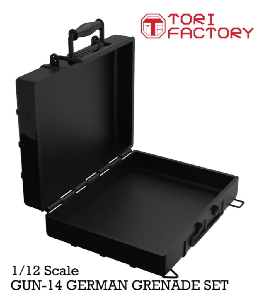 Tri Factory GUN Series WWII German Grenade Set Resin Kit Molded Color 1/12 GUN-14