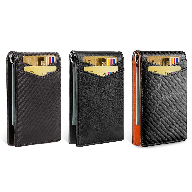 Men RFID Blocking Slim Money Clip Wallet Credit Card ID Holder Thin Minimalist