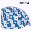 Unisex All-Cotton Printed Surgical Cap for Medical and Food Services