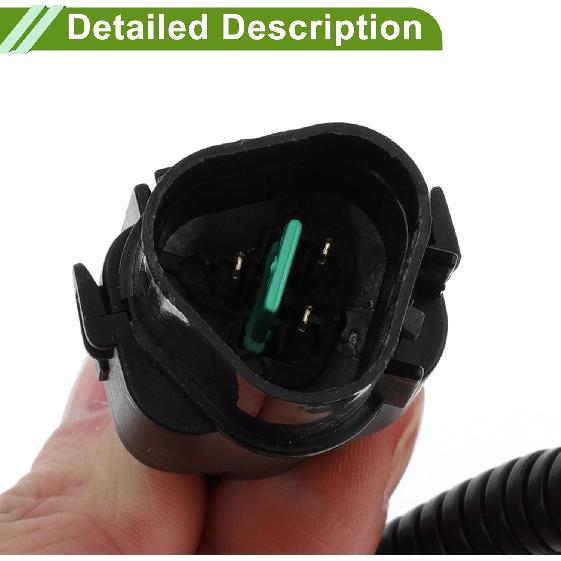 No.3931038060 Crankshaft Position Sensor for Kia Optima 2.4L 2001-2006 Sturdy Black Engine Crank CKP Sensor Metal Plastic 1 Pc