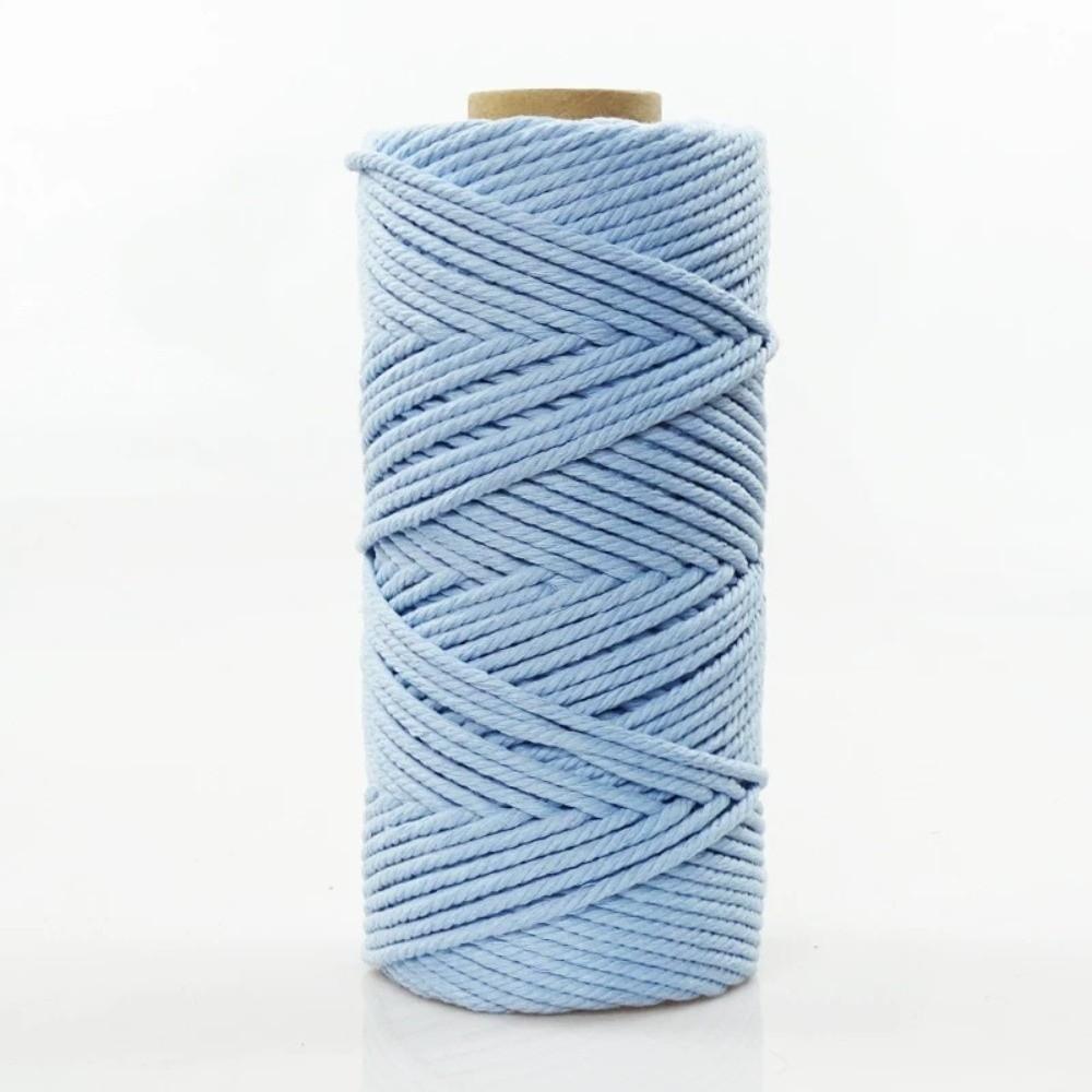 

Colorful Cotton Rope Scratching Post Handmade Handmade Weaving Rope Durable Cotton Thread Rope синій