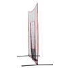 7x7 Ft Baseball Softball Practice Net, Portable Baseball Training Net for Hitting Batting Catching Pitching, Backstop Baseball Equipment Training Aids