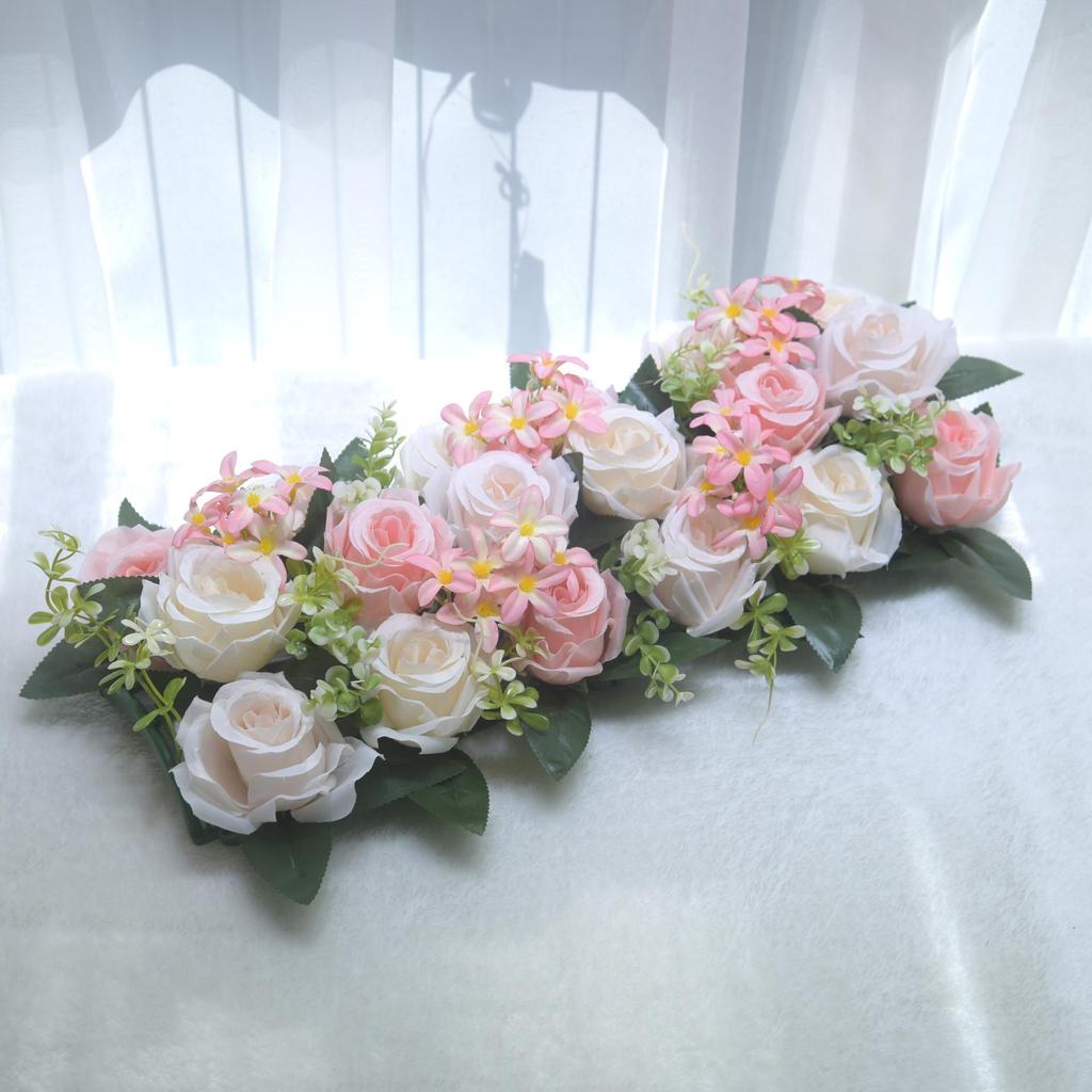 260 Long Stem Fake Flowers for Dining Table, Hotel, Restaurant, Mall, and Meeting Room Decorations