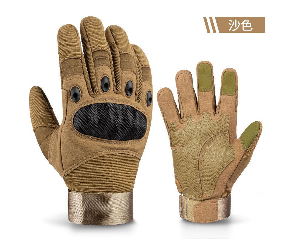 All-finger Microfiber Tactical Gloves Anti-impact and Anti-drop Outdoor Shooting Gloves Touchscreen Outdoor Training Gloves