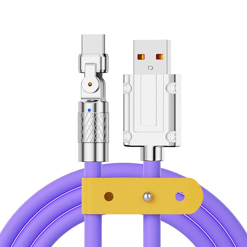 180° Rotating Magnetic Fast Charging Cable for Huawei & Apple