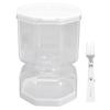 Pickle and Olive Hourglass Jar Plastic Leakage Proof Pickle and Olive Hourglass Jar Kitchen