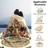 1pc, Snow White and the Seven Dwarfs Home Decor Gift Cozy Flannel Blanket for Bedroom, Living Room, Travel, Camping, Car