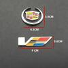 Metal Car Sticker Front Rear Side Emblem Badge for Cadillac ATS BLS CT4 CT6 CTS ESCALADE STS XLR XT4 XT5 XTS SLS Accessories