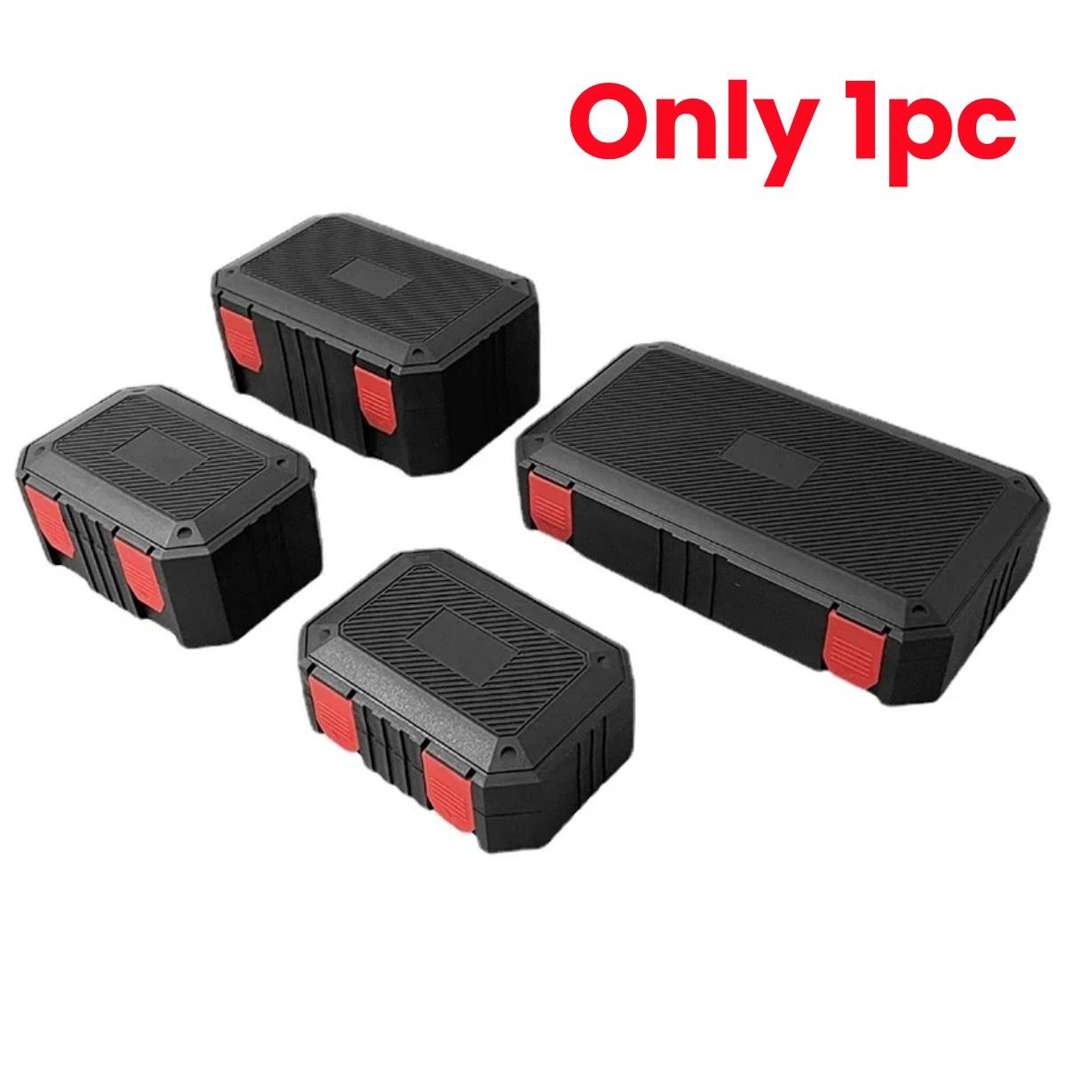 

Plastic Packaging Box Small Hardware Accessories Storage Case Aiming Plastic Tool Box Organizer Drill Storage Case (No cotton) 130x95x50mm