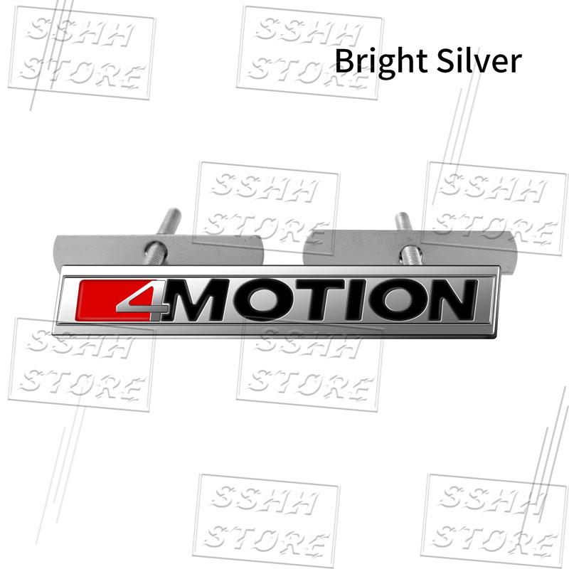 AABIN1 3D Metal 4Motion Car Front Grill Trunk Emblem Badge Sticker For Volkswagen VW Golf 5 MK4 MK6 MK7 Fiesta Focus 2 3 Decor