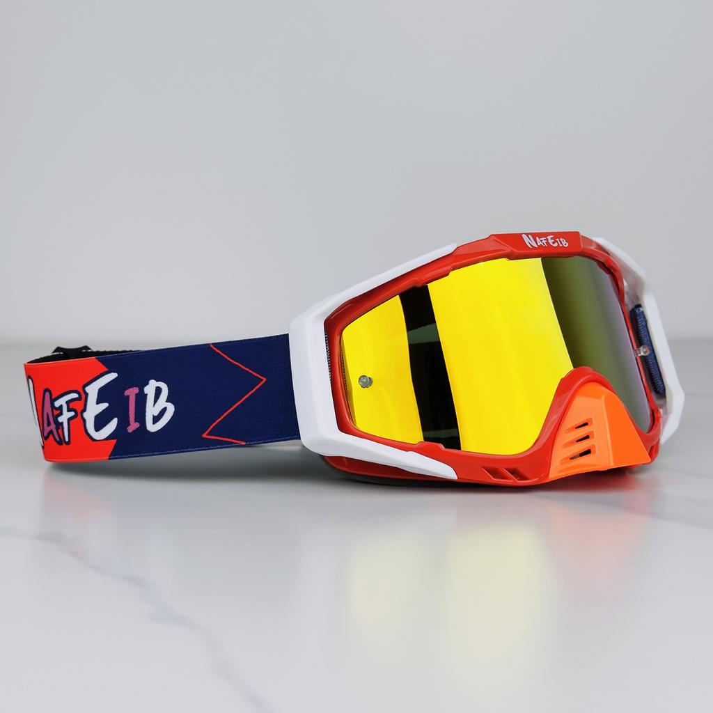 High Quality NAFEIB Motorcycle Goggles Motocross Racing Goggles Motorcycle Glasses Motocross Goggles Glasses Cycling Mtb Glasses