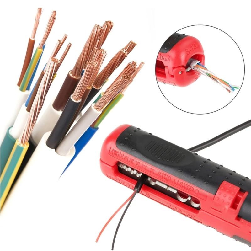 Multifunctional Coaxial Cable Wire Pen Electrical Wire Stripper Handheld Pliers RG59 RG6 Coaxial Cable Tool