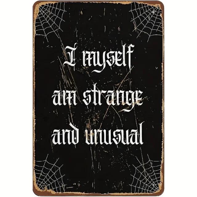 Vintage Metal Tin Sign  The House Witch Rules Halloween Decoration  Retro Wall Art for Home Room Restaurant Decor