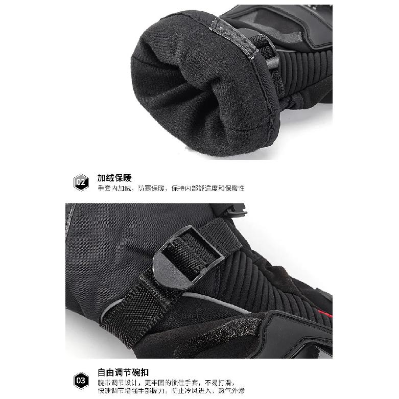 Winter Motorcycle Gloves Windproof Waterproof Guantes Men Motorbike Riding Gloves Touch Screen Motocross Gloves Guantes Moto