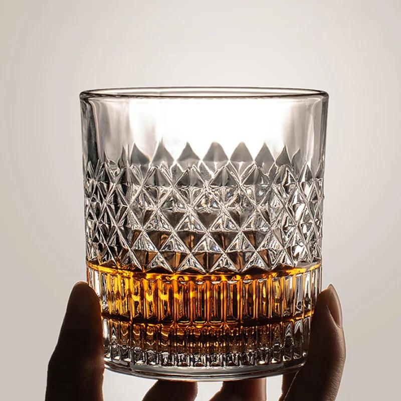 European Style Glass Cup, Household Transparent Foreign Wine Cup, Whiskey Glass, Creative Beer Glass, Liquor Set