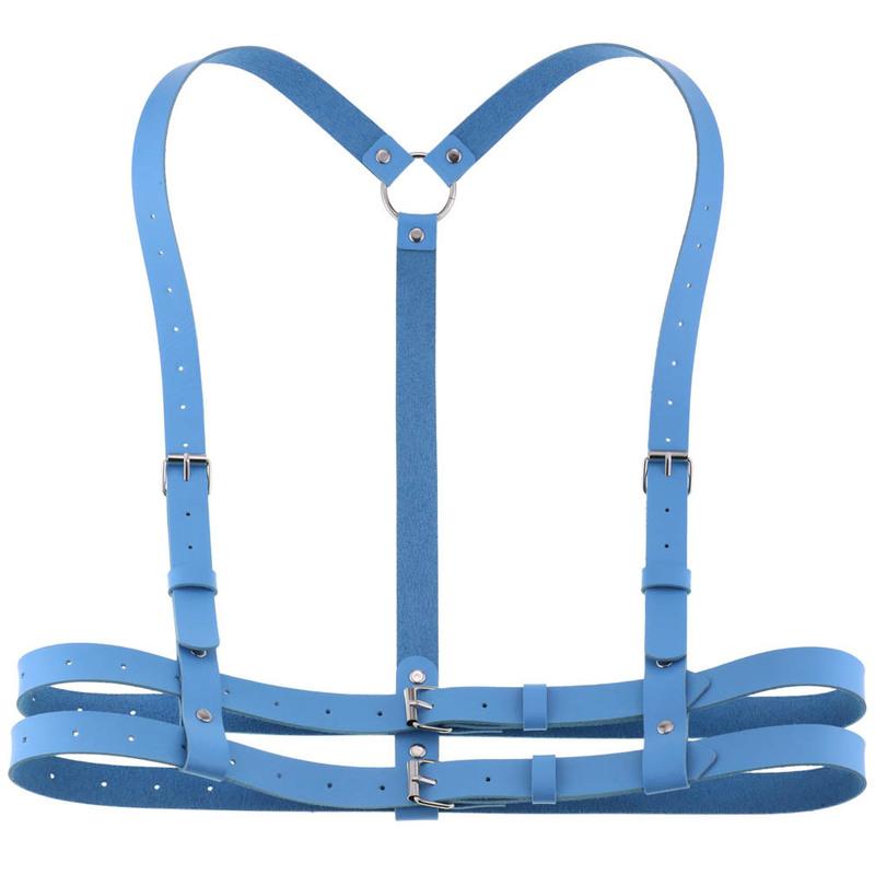 Decopunk New Leather Harness Garters Sexy Lady Body Bondage Lingerie Cage Sculpting Harness Goth Harajuku Suspenders Sword Belt