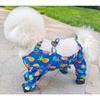 Colorful Dog Rain Leg Guard Full Body Dog Jumpsuits With Leg Protecting for Beach and Trail Exploration