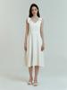 Kinder Baby Cream Ivory Bella Double Ribbon One Piece