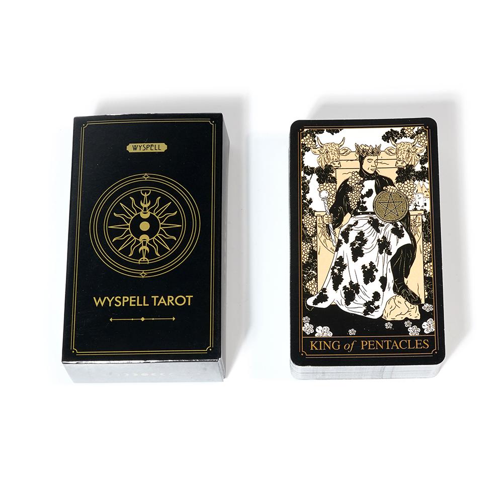 Wyspell Modern Tarot Einzigartiges Tarotkarten-Anfängerset, 78