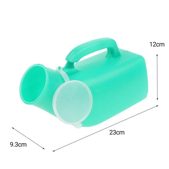 1200 ML Male Urinal with Cap Reusable Plastic Urinal Pot Men Urinal Accessories for Home Elderly Bedridden