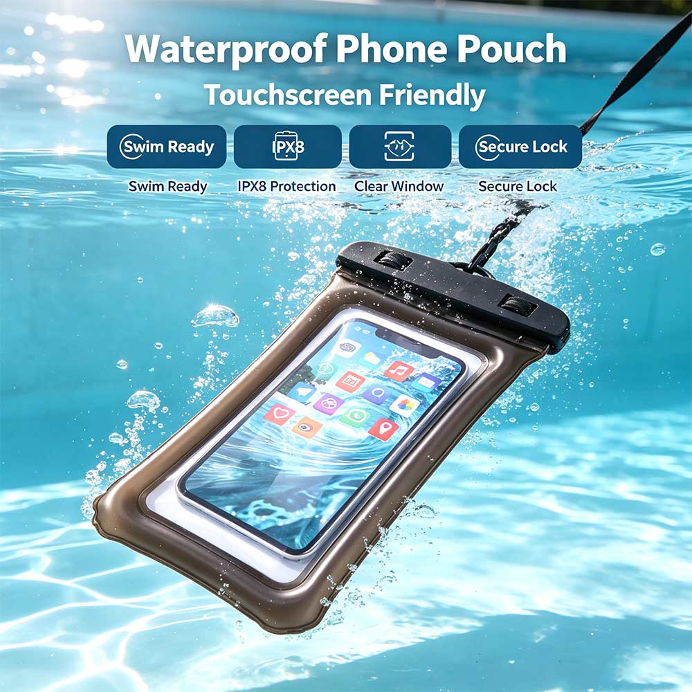 Universal Mobile Phone Bag Touchable Phone Protector Pouch Waterproof Phone Case Underwater