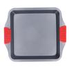 Baking Sheet Dual Red Silicone Handle Inadhesive Coating Carbon Steel Dishwasher Safe Deepened