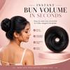 Lavish Locks Messy Bun Scrunchie Hair Extension for Women & Girls- 100% Natural Real Human Hair Juda Bun | Hair Bun Accessories for women- Trendy