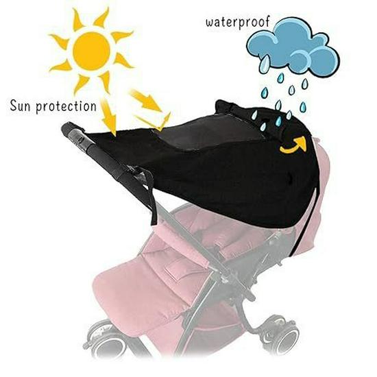 High View Stroller Sun Canopy: UV Protection Shade for Light Blocking