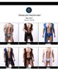 Men's Hooded Sleeveless Thin Silk Bathrobe, European Style, Six Colors Available, Does Not Include Underwear