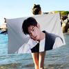 Singer C-Cha EunWooS Bath Towel Microfiber Soft Water Absorbing Breathable For Girl Kids Decorative Cartoon Beach Towel