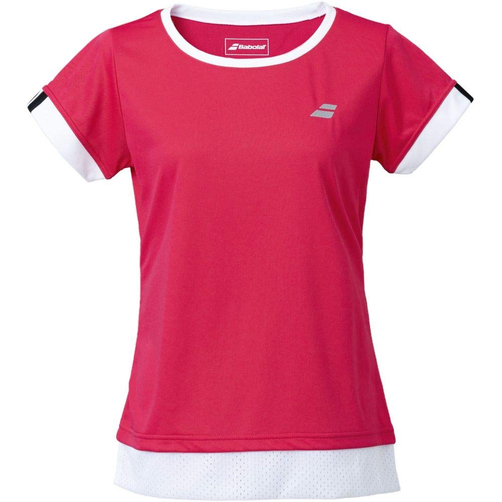 Babolat Club Short Sleeve Shirt for 2021 2021 for Entry Women's (BWG1330C) Spring/Summer [Eligible Bonus]