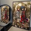 1pc Nordic Kingdom Hearts Anime Poster Self-adhesive Art Waterproof Paper Sticker Coffee House Bar Room Wall Decor