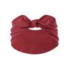 Women Bowknot Rabbit Ear Headband, Boho Style Extra Wide Cute Rabbit Ear Knotted Headband, Paisley Pattern Elastic Solid Bow Hair Accessories