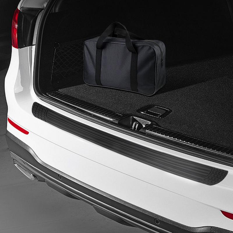 Rear Bumper Guard PVC Rubber Protector Strip Car Trunk Door Sill Plate Protector For Bumper Reinforcement Decoration