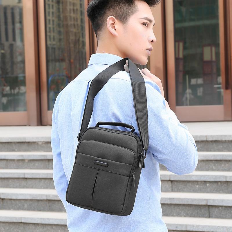 Men's shoulder bag, fashion diagonal bag, business commuter messenger bag, cross bag backpack.