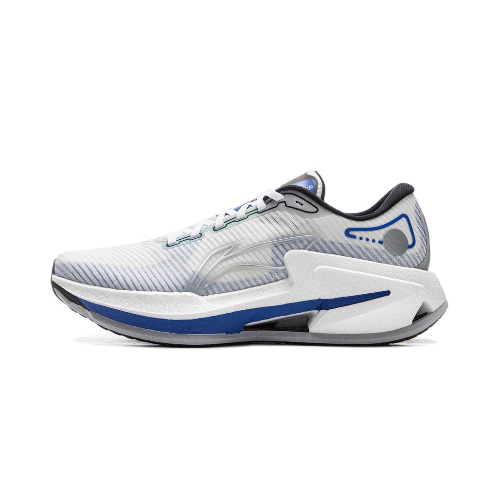 LiNing Lijun 8 Lightweight Comfortable Running Shoes Men Sneakers White Gray Blue ARZV005-5