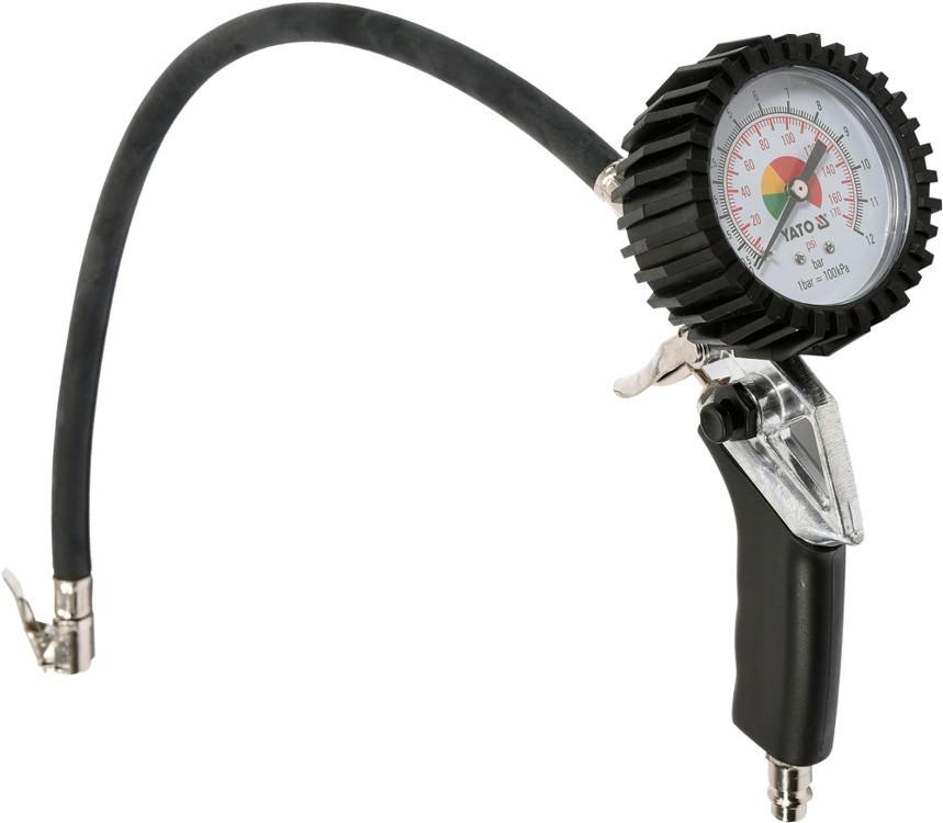 YT-2370 YATO Tire Inflator with Pressure Gauge