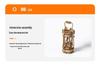 Handcrafted Wooden Lantern Puzzle Toy - 3D Educational Ornament for Kids