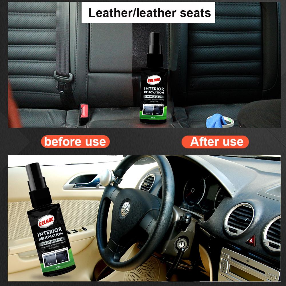 Car Interior Parts Liquid Leather Plastic Renovator Refreshing Restorer Foam Cleaner Spray Refurbishment Paste for Auto