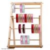In-Stock Wooden Ribbon and Thread Storage Rack for Cake and Flower Shops